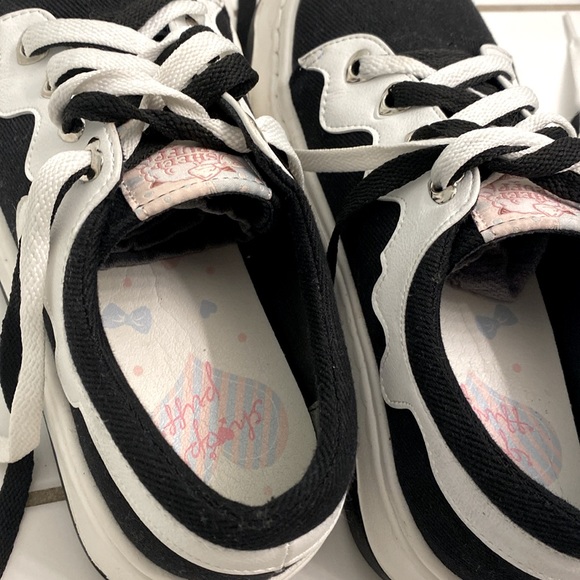 90’s PLATFORM LOLITA Sneakers! Club Kids, Vintage - Picture 6 of 10